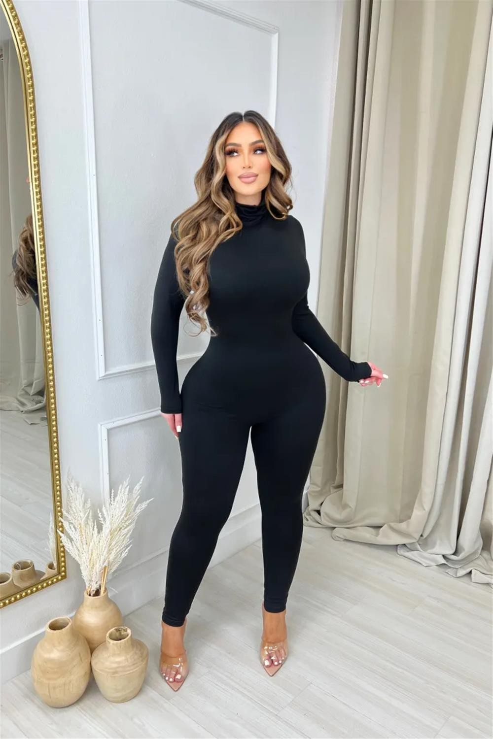 Turtle Neck Jumpsuits